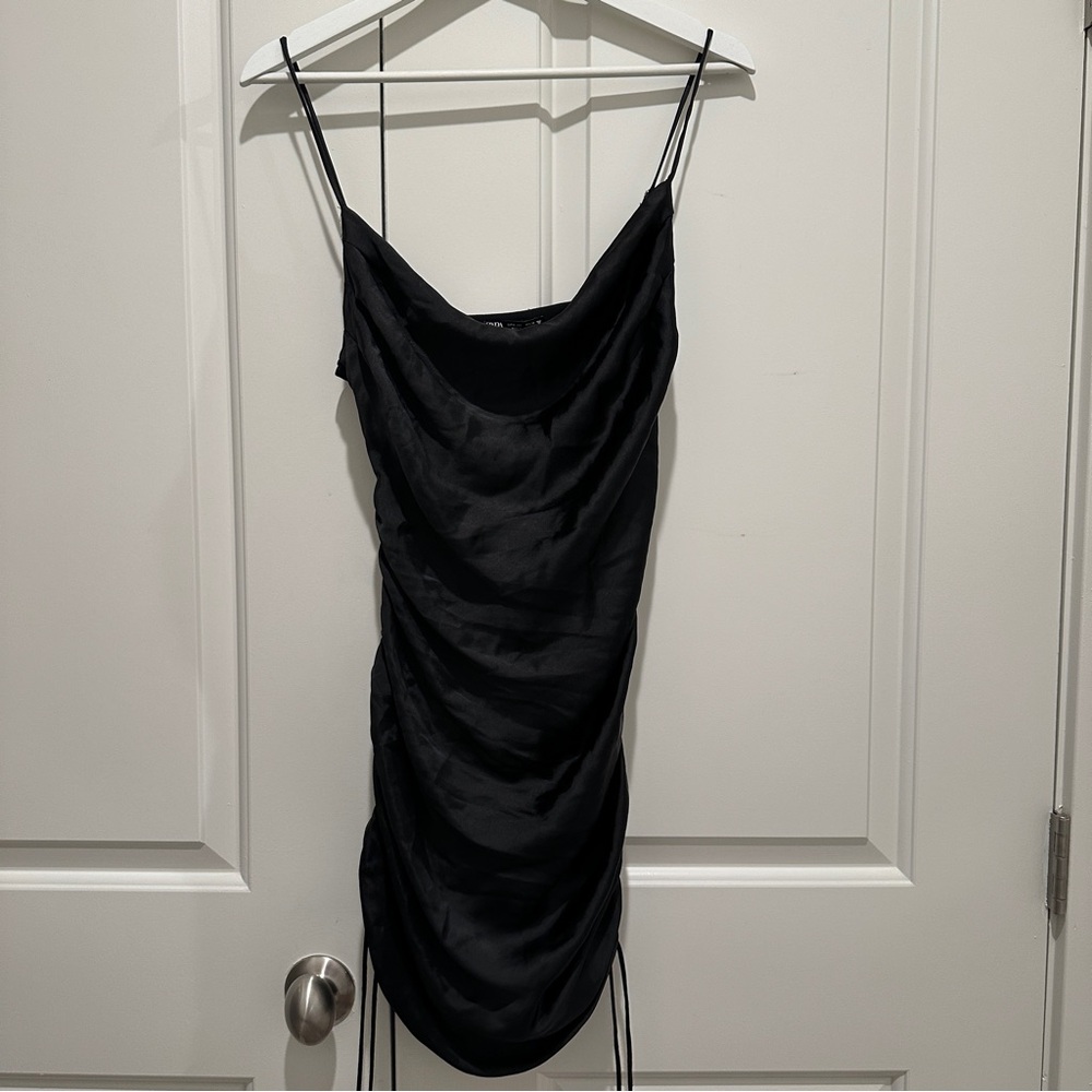 Zara mini black dress